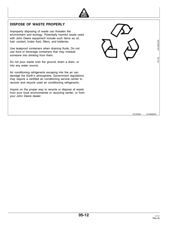 John Deere 6650, 6750, 6850 & 6950 Self Propelled Forage Harvesters Operator's Manual (OMZ92575) - Image 3