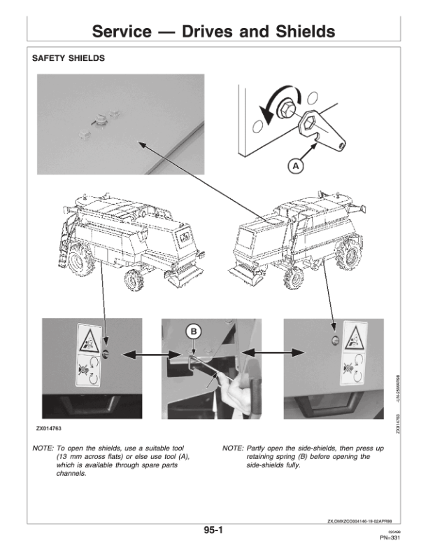 John Deere 2254, 2256, 2258, 2264 & 2266 Combines Operator's Manual (OMZ92638) - Image 4