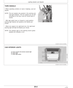 Alternative view of John Deere CTS Combines Operator's Manual (OMZ92677)