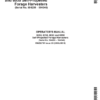 John Deere 6650, 6750, 6850 & 6950 Self Propelled Forage Harvesters Operator's Manual (OMZ92784)