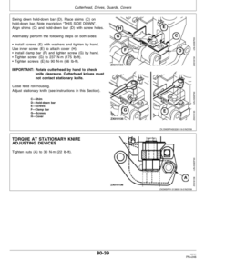 Alternative view of John Deere 6650, 6750, 6850 & 6950 Self Propelled Forage Harvesters Operator's Manual (OMZ92839)