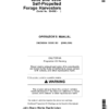 John Deere 6650, 6750, 6850 & 6950 Self Propelled Forage Harvesters Operator's Manual (OMZ92984)