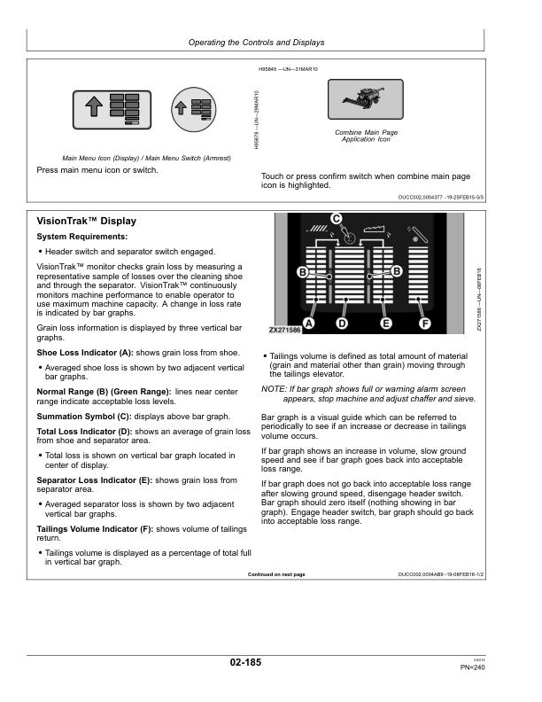 John Deere W540, W550, W650, W660, T550, T560, T660, T670 HillMaster Combines Operator's Manual (OMZ93009) - Image 2