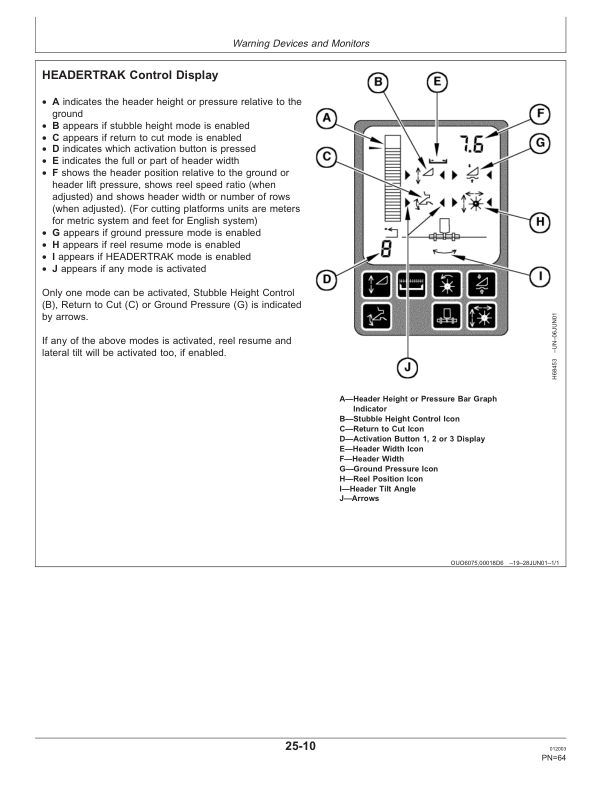 John Deere 9540, 9560, 9580, 9640, 9660 & 9680 CWS & WTS combines Operator's Manual (OMZ93035) - Image 4