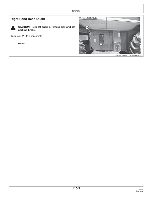 John Deere 9780 CTS Combines Operator's Manual (OMZ93046) - Image 2