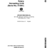 John Deere 684, 686, 688, 710 Rotary Harvesting Units (051300-) Operator's Manual (OMZ93103)