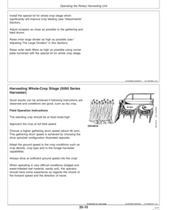 Alternative view of John Deere 684, 686, 688, 710 Rotary Harvesting Units (051300-) Operator's Manual (OMZ93103)