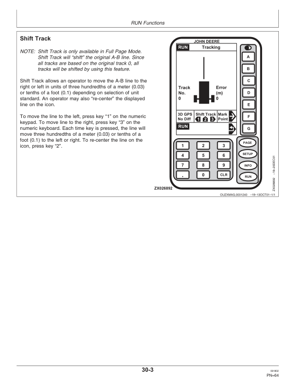 John Deere GREENSTAR PARAL.TRACKING SYST. ENGL Operator's Manual (OMZ93107) - Image 3