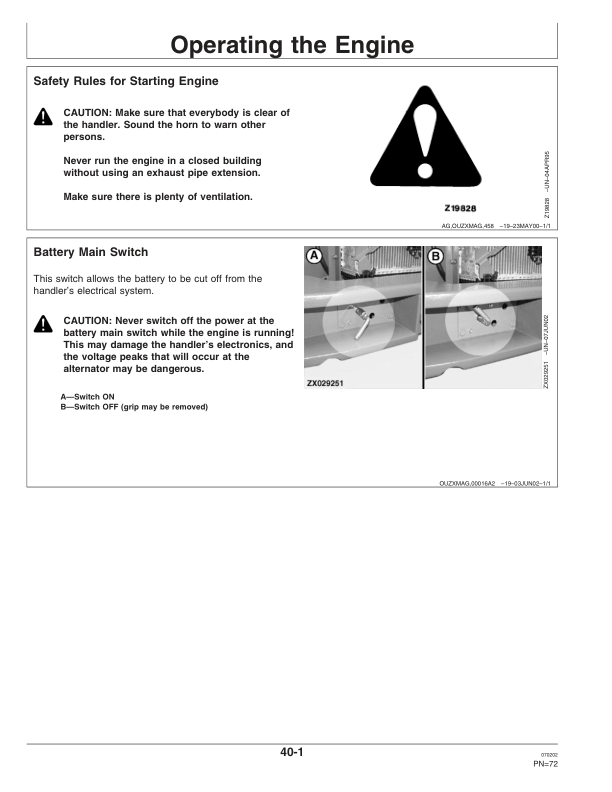 John Deere 3800 Telescopic Handlers Operator's Manual (OMZ93162) - Image 3