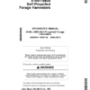 John Deere 8100, 8200, 8300, 8400, 8500, 8600, 8700 & 8800Self-Propelled Forage Harvesters North America Edition (MY2016) Operator's Manual (OMZ93191)