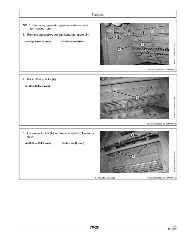 John Deere S660, S670, S680 & S690 Combines Operator's Manual (OMZ93195) - Image 2