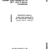 John Deere Rubber Tracks Systems for (W-T & S Series Combines) Operator's Manual (OMZ93197)