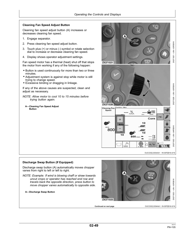 John Deere W540, W550, W650, W660, T550, T560, T660, T670, and HillMaster Combines (European Edition) Operator's Manual (OMZ93224) - Image 2