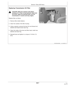 Alternative view of John Deere 3215, 3220, 3415 & 3420 Telescopic Handlers Operator's Manual (OMZ93519)