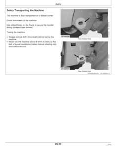 Alternative view of John Deere 3220 & 3420 Telescopic Handlers Operator's Manual (OMZ93533)