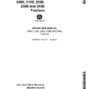 John Deere 2000, 2100, 2200, 2300 & 2400 Tractors Operator's Manual (OMZT001)