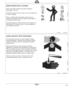 Alternative view of John Deere 3200X, 3300X & 3400X Tractors Operator's Manual (RT6005012387)