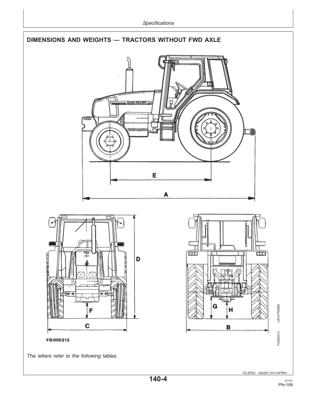John Deere 3200X, 3300X & 3400X Tractors Operator's Manual (RT6005012387) - Image 3