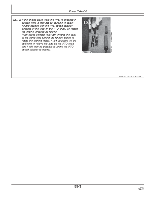 John Deere 3210X, 3310X & 3410X Tractors Operator's Manual (RT6005023117) - Image 3