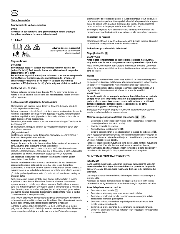 John Deere 54-PRO K VARIO PLUS, 54-PRO K VARIO B PLUS, JX90C, JX90CB Lawn Mowers Operator's Manual (SAU14744) - Image 2