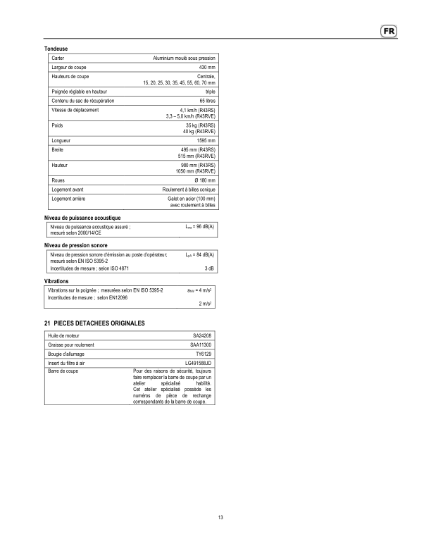 John Deere R43RS, R43RVE Lawn Mowers Operator's Manual (SAU14747) - Image 2