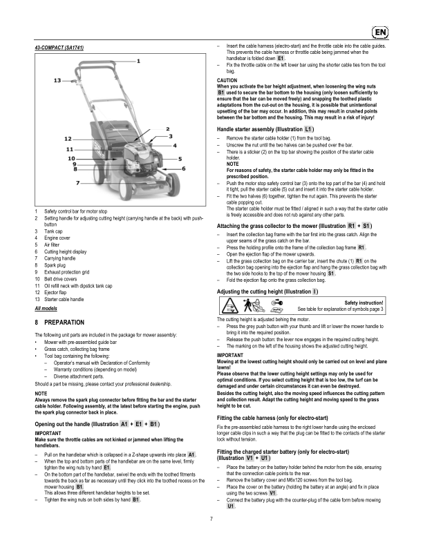 John Deere 43-COMPACT, 43-COMPACT E, R43 Lawn Mowers Operator's Manual (SAU15123) - Image 2