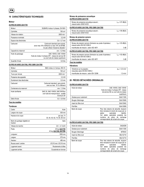 John Deere 53-PRO M VARIO, PRO 53MV Lawn Mowers Operator's Manual (SAU15629) - Image 2