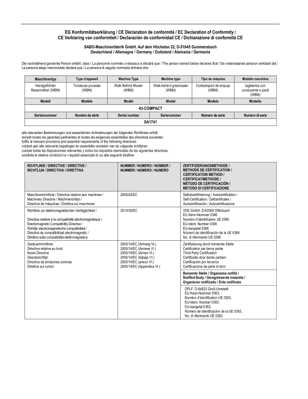 John Deere 43-COMPACT, 43-COMPACT E, R43 Lawn Mowers Operator's Manual (SAU15708) - Image 2