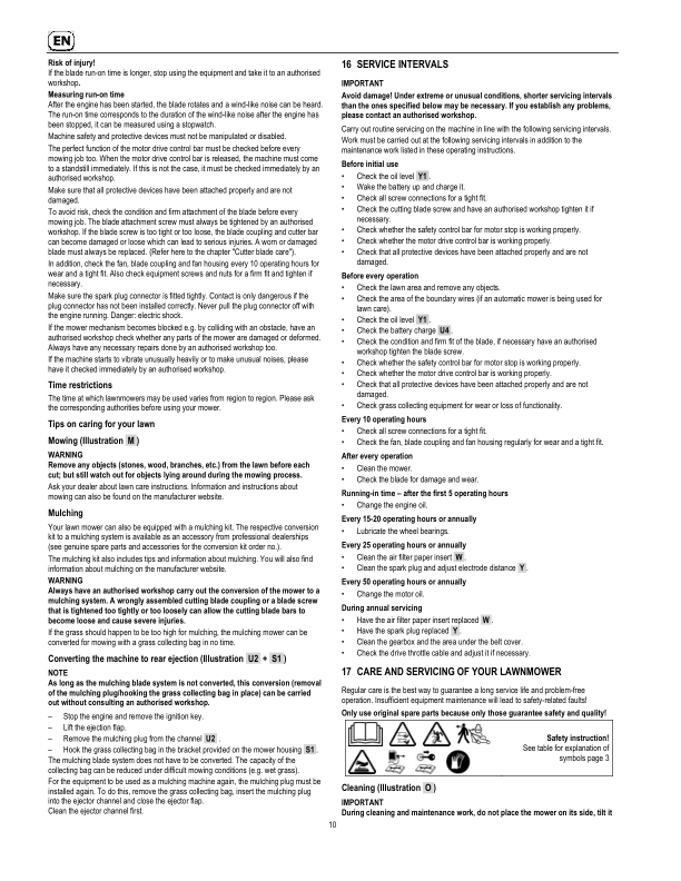John Deere 43-VARIO E, 47-VARIO E, R43VE Lawn Mowers Operator's Manual (SAU15719) - Image 3