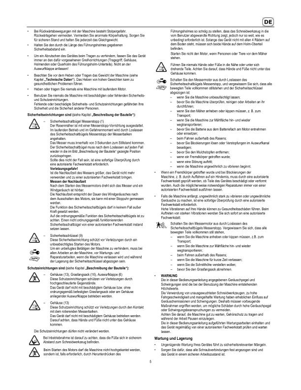 John Deere 43-ACCU VARIO (SA521020), 47-ACCU VARIO (SA521520), R43BV (SA526020), R47BV (SA526520) Lawn Mowers Operator's Manual (SAU15828) - Image 2
