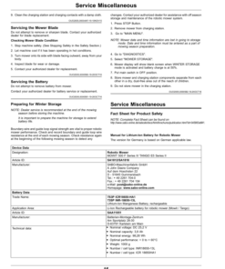 Alternative view of John Deere Tango E5 Series II Robotic Mower Operator's Manual (SAU15849)