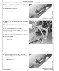 Alternative view of John Deere Operator's Manual Supplement 413, 513 & 613 Rotary Cutters  Operator's Manual (W48475)