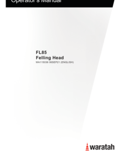 John Deere FL85 Felling Heads Operator's Manuals (WA115036)