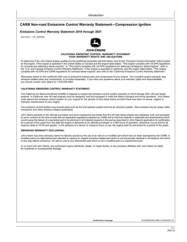John Deere E210LC, E230LC Excavators Operator's Manuals (WY21781) - Image 2